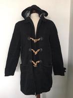 Zwarte Zara Man katoenen jas duffelcoat met capuchon, Ophalen of Verzenden, Zo goed als nieuw, Maat 48/50 (M), Zwart