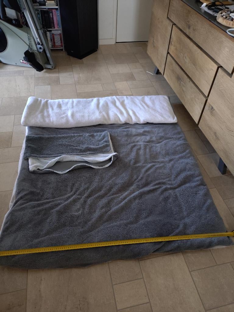 Dekbed 140x200 incl teddy overtrek, Ophalen, Eenpersoons, Wit, Deken of Dekbed