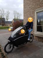 Urban Arrow Active bakfiets uit 2019, Fietsen en Brommers, Fietsen | Bakfietsen, Gebruikt, 3 kinderen, Huif, Ophalen
