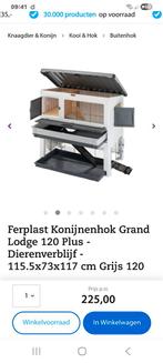 Konijnenhok in goede staat, 110 cm of meer, Ophalen of Verzenden, Zo goed als nieuw, 90 cm of meer