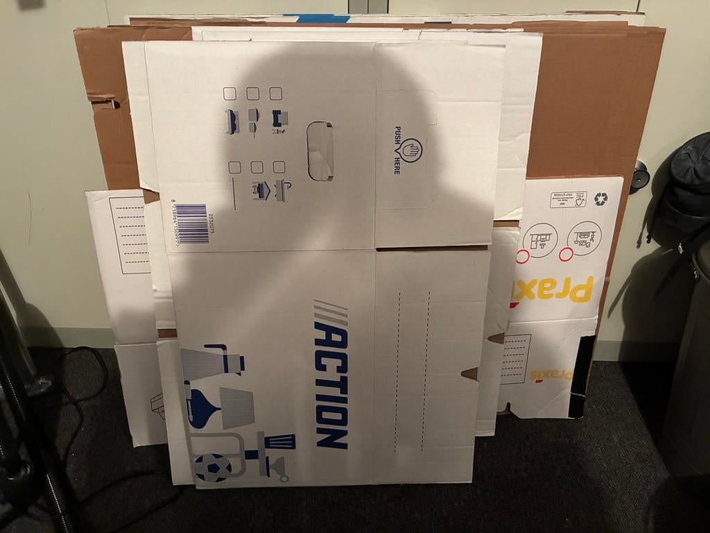 Verhuisdozen gratis (15stk), Doe-het-zelf en Verbouw, Kratten en Dozen, Ophalen, Doos, 50 tot 75 cm, Minder dan 40 cm