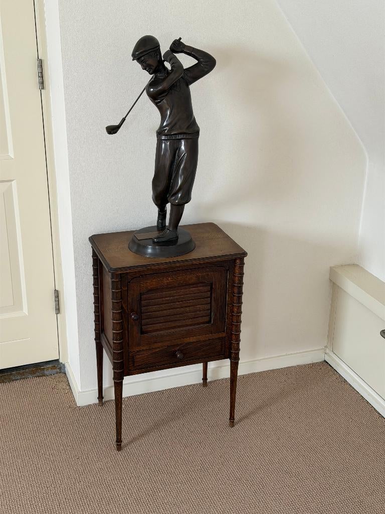 golfsport  Bronzen Golf beeld, Ophalen, Zo goed als nieuw, Overige typen, Overige merken