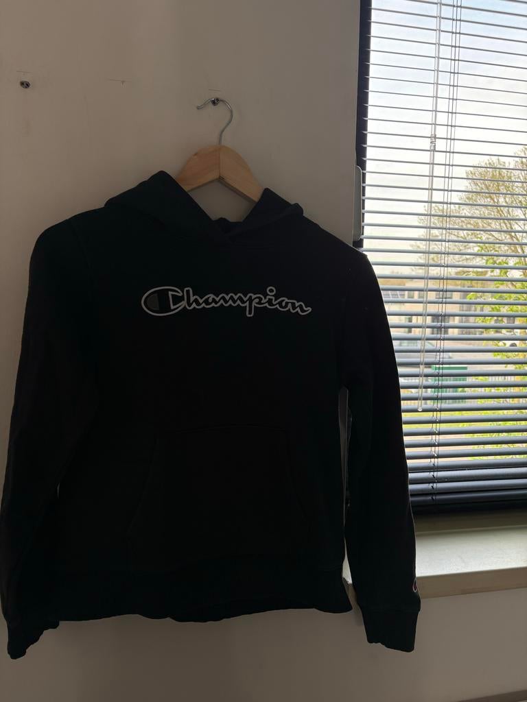 Zwarte Champion trui - Maat 162/167 (X-Large), Kinderen en Baby's, Kinderkleding | Maat 164, Ophalen of Verzenden, Gebruikt, Jongen of Meisje