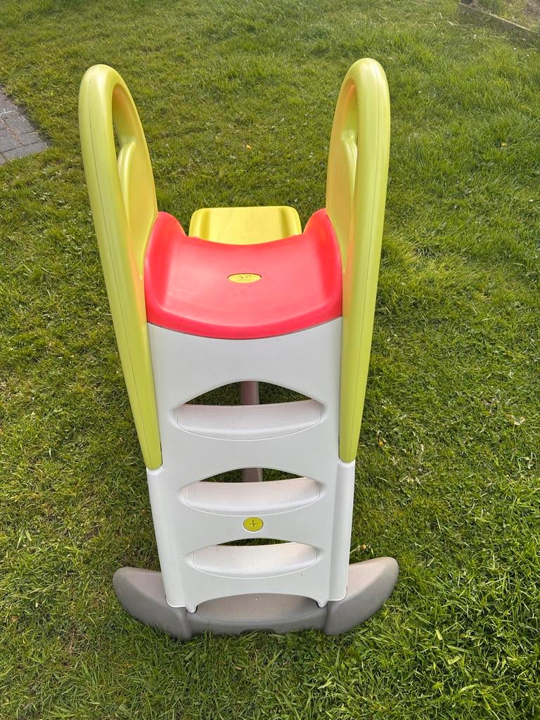 Smoby glijbaan voor kinderen - rood/geel/groen, Ophalen, Zo goed als nieuw