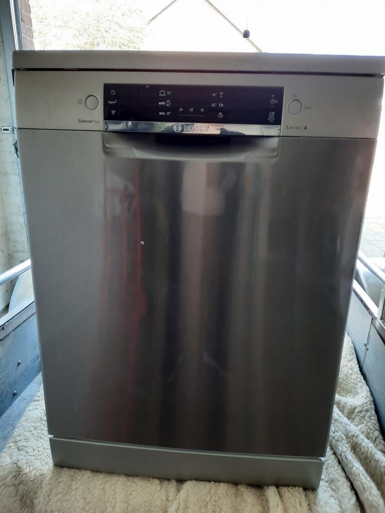 Vaatwasser vrijstaand Bosch RVS, Ophalen, Gebruikt, 85 tot 90 cm