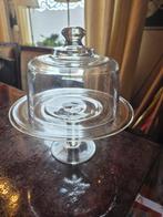 Glazen stolp op voet - Perfect voor decoratie of gebak, Huis en Inrichting, Woonaccessoires | Stolpen, Ophalen of Verzenden, Zo goed als nieuw