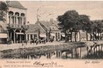 Den Helder, Kanaalweg met Café Centraal. 5090, Ophalen of Verzenden, Voor 1920, Gelopen, Noord-Holland