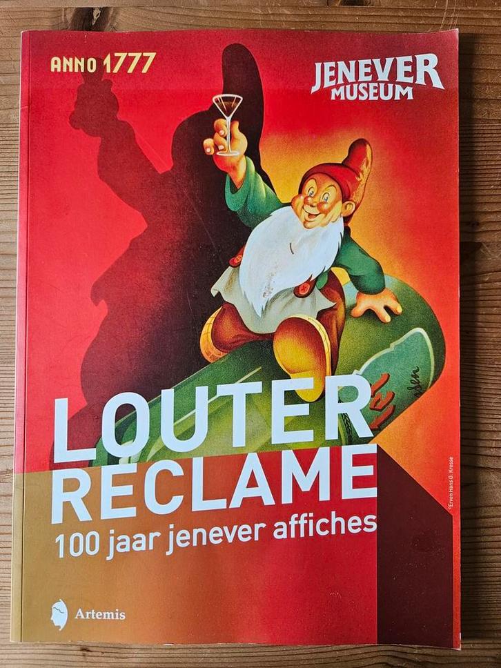 Louter Reclame: 100 jaar jenever affiches, Boeken, Overige Boeken, Zo goed als nieuw, Ophalen of Verzenden