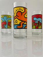 3x Keith Haring X Quick longdrink glazen - jaren ’90, Ophalen of Verzenden