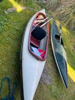 Canadese kano en 1-persoons kano met peddels, Ophalen, Gebruikt, Canadese kano of Open kano, Met peddels