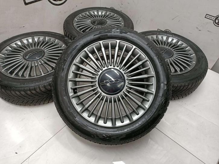 Fiat 500E lichtmetaal velgen 16"inch 4x98 4 seizoen banden, Auto-onderdelen, Banden en Velgen