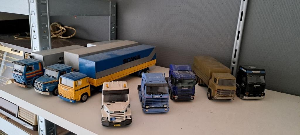 SCANIA MODELLEN, Hobby en Vrije tijd, Modelauto's | 1:50, Ophalen of Verzenden, Zo goed als nieuw, Bus of Vrachtwagen, Tekno