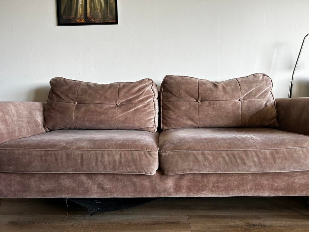 Gratis bank, Huis en Inrichting, Banken | Bankstellen, Ophalen, Gebruikt, Tweepersoons, 75 tot 100 cm