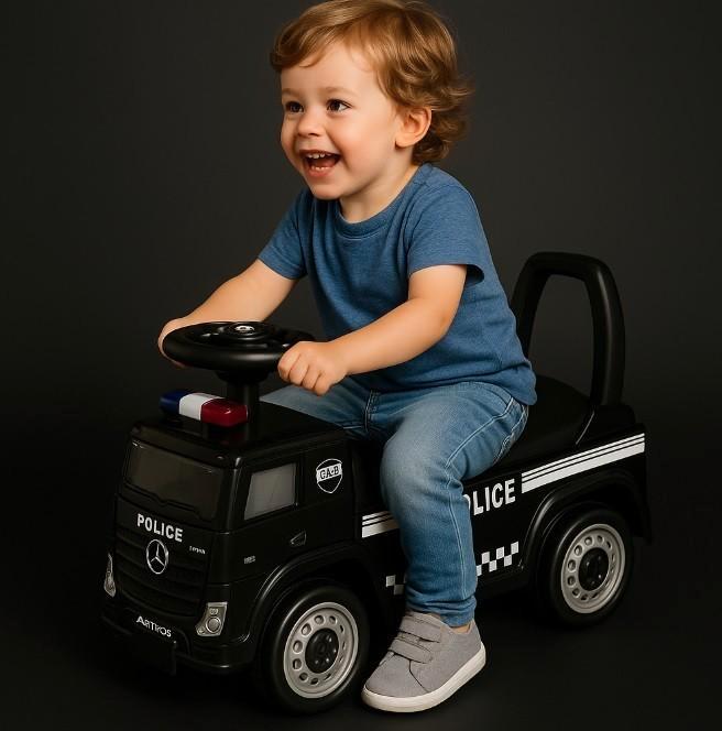 Mercedes politie-loopauto, Kinderen en Baby's, Speelgoed | Buiten | Voertuigen en Loopfietsen, Gebruikt, Ophalen of Verzenden