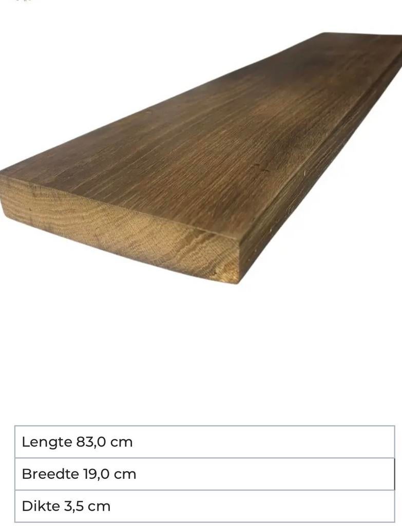 Set van 4 oude eiken planken uit de Alpen. Gratis verzending, Huis en Inrichting, Woonaccessoires | Wandplanken en Boekenplanken