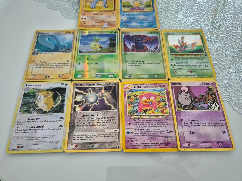 Diverse Pokémon (2 Base Set) Kaarten, Ophalen of Verzenden, Gebruikt, Meerdere kaarten
