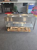 Spoeltafel RVS Mobiel, 100 tot 150 cm, 150 tot 200 cm, Ophalen of Verzenden, Zo goed als nieuw