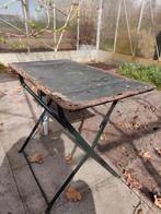 Oud Frans  tuintafeltje, Ophalen, Rond, Metaal