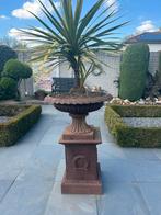 Imposante  tuinvaas + sokkel, Tuin en Terras, Tuinvazen, Ophalen, Gebruikt