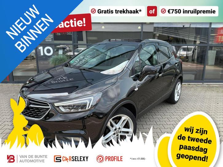Opel Mokka X 1.4 Turbo Black Edition *Schuif-/Kanteldak*, Auto's, Opel, Bedrijf, Te koop, MokkaX, ABS, Airbags, Airconditioning