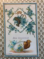 1906 Pasen - Bon Souvenir - goud (PP), Verzamelen, Ophalen of Verzenden, Voor 1920, Gelopen, Feest(dag)