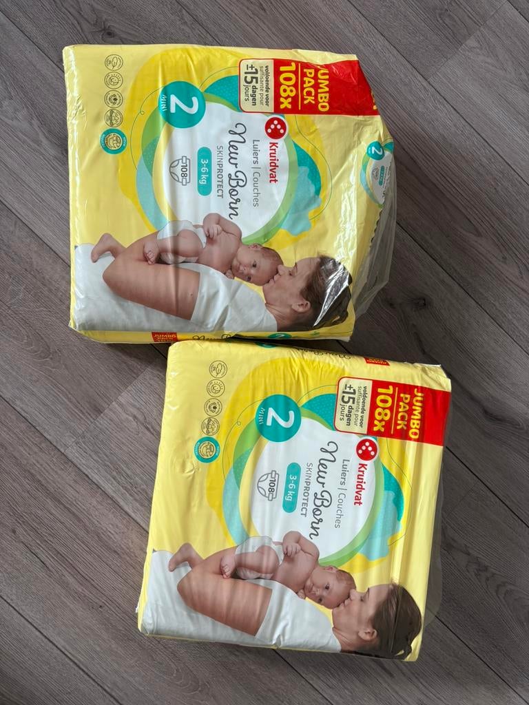 Kruidvat luiers maat 2, Ophalen of Verzenden, Zo goed als nieuw