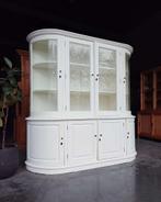 Ronde Buffetkast | Witte Servieskast | Winkelkast  #0399, Niet ingevuld, 200 cm of meer, Niet ingevuld, Ophalen of Verzenden