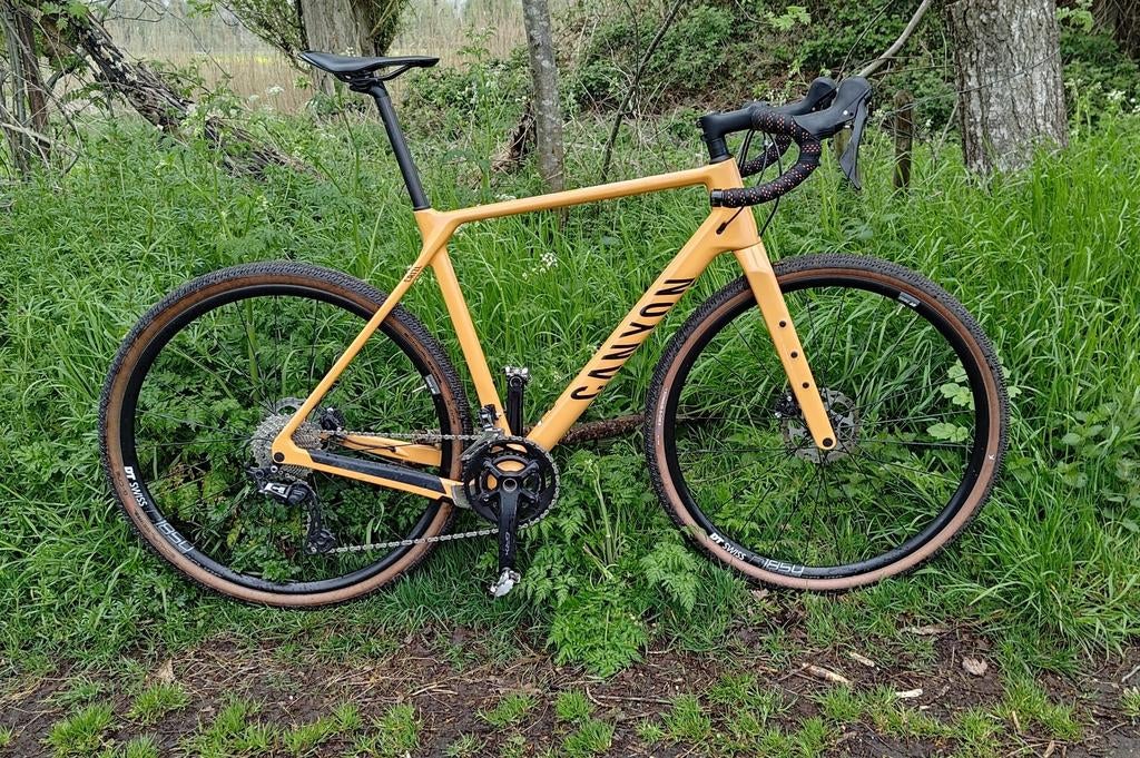 Canyon Grizl CF SL 7 2022 maat L gravelbike of commuterbike, Fietsen en Brommers, Fietsen | Racefietsen, 28 inch, Carbon, Zo goed als nieuw