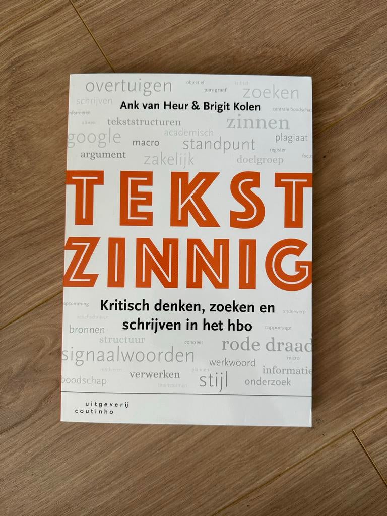 Tekstzinnig - Ank van Heur & Brigit Kolen (Zo goed als nieuw, Boeken, Ophalen of Verzenden, Alpha, Zo goed als nieuw, HBO