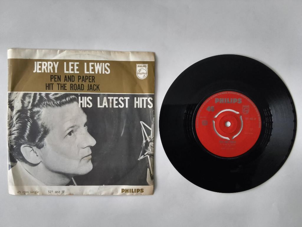 Vinyl single Jerry Lee Lewis  Pen and paper, Gebruikt, Overige genres, 7 inch, Single