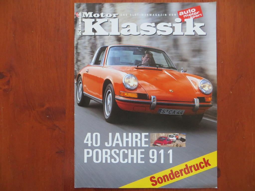 Motor Klassik Sonderdruck 2003: 40 Jahre Porsche 911, Ophalen of Verzenden, Nieuw, Porsche