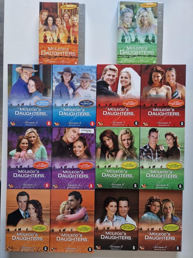 McLeod's Daughters Complete Serie DVD Boxset (Seizoen 1-8), Cd's en Dvd's, Dvd's | Tv en Series, Gebruikt, Boxset, Drama, Ophalen of Verzenden