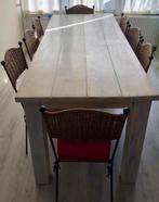 Eettafel, Huis en Inrichting, Tafels | Eettafels, Ophalen, Gebruikt, 50 tot 100 cm, Vijf personen of meer