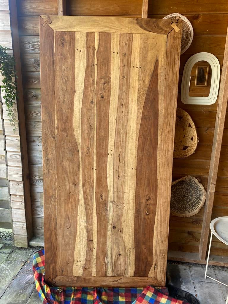 Eetthoek Teak Onbehandeld, Ophalen, Gebruikt