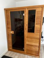 Ruime 2 persoons Nobel 150 red ceder sauna, Ophalen, Gebruikt, Infrarood, Complete sauna