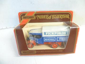 Matchbox Yesteryear Y27 Foden Steam Pickfords 1:72 modelauto beschikbaar voor biedingen