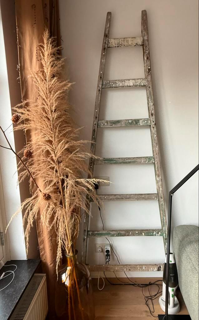 Vintage Schilderstrap - Decoratief!, Doe-het-zelf en Verbouw, Ladders en Trappen, Gebruikt, Trap, 2 tot 4 meter, Ophalen