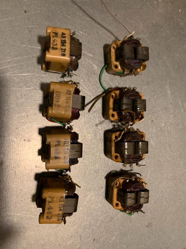 Philips uitgangstrafo’s 5K:800ohm c-kern, Antiek en Kunst, Antiek | Tv's en Audio, Verzenden