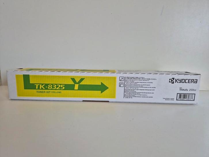 KYOCERA TK-8325Y - Gele toner - Ongebruikt, Computers en Software, Printerbenodigdheden, Nieuw, Toner, Ophalen of Verzenden