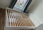 Gratis IKEA bed 140x200 - eind februari ophalen!, Gebruikt, Wit, Tweepersoons, 200 cm