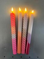 Pastel LED Kaarsen Set - Timerfunctie, Huis en Inrichting, Woonaccessoires | Kandelaars en Kaarsen, Overige materialen, Wit, Nieuw