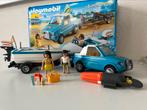 Playmobil 6884 pick up met speedboot en onder watermotor, Complete set, Ophalen of Verzenden, Zo goed als nieuw