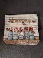 Luiaardvlinder make-up tas het is oke, Ophalen of Verzenden, Nieuw, Overige kleuren, Dame