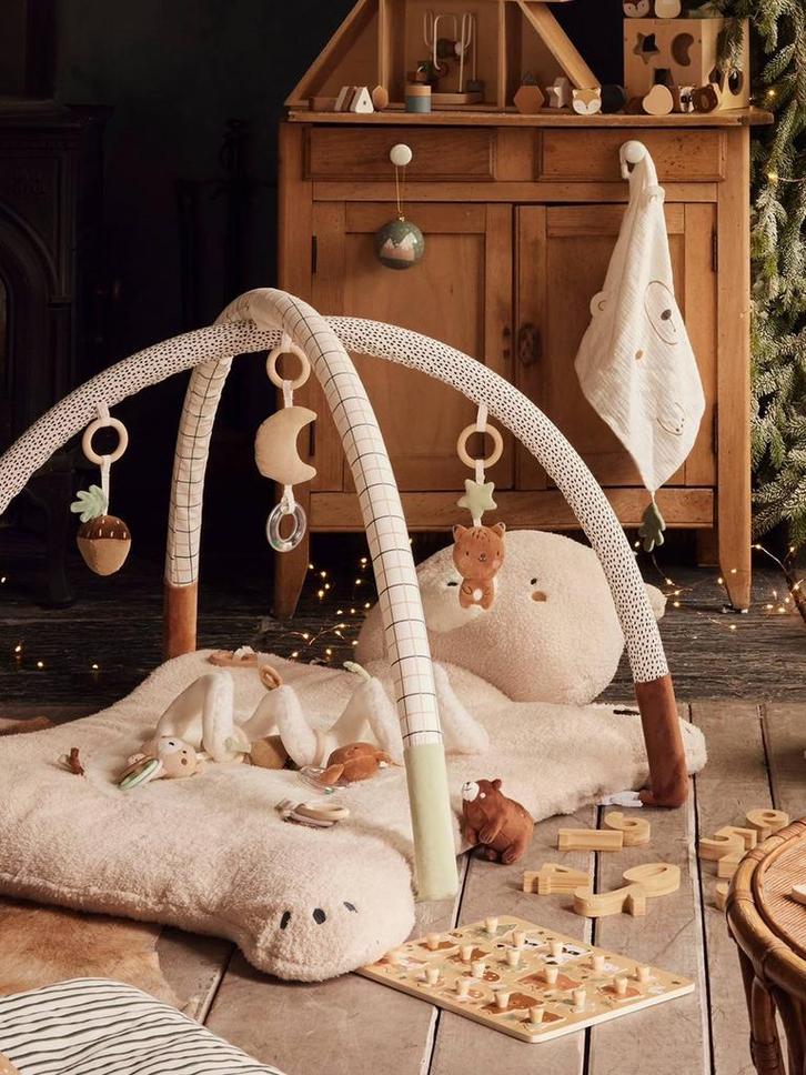 Vertbaudet luxe Speelkleed - beren thema, Kinderen en Baby's, Kinderkamer | Bedden, Zo goed als nieuw, Minder dan 140 cm, 100 cm of meer