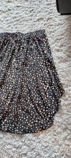 Rok zwart/bruin/witte print shein mt. 2xl zgan, Zwart, Maat 46/48 (XL) of groter, Ophalen of Verzenden, Zo goed als nieuw