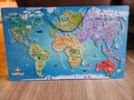 Wereld magneetbord - 75x45 cm, Ophalen of Verzenden, Meer dan 50 stukjes, Zo goed als nieuw, 6 jaar of ouder