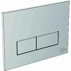 Ideal standard 2x wcbedieningsplaat chroom (€30/stuk), Ophalen, Zo goed als nieuw, Chroom, Toilet