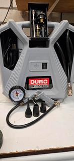 Draagbare Compressor Duro Pro + Heather 2000W, Doe-het-zelf en Verbouw, Compressors, Ophalen, Mobiel, Gebruikt, 6 tot 10 bar