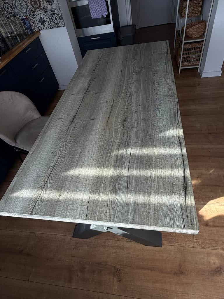 Eettafel, Huis en Inrichting, Tafels | Salontafels, Ophalen, 50 tot 100 cm, Zo goed als nieuw, Rechthoekig