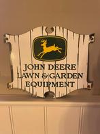 John deere emaille bord, Verzamelen, Merken en Reclamevoorwerpen, Ophalen of Verzenden, Zo goed als nieuw, Reclamebord